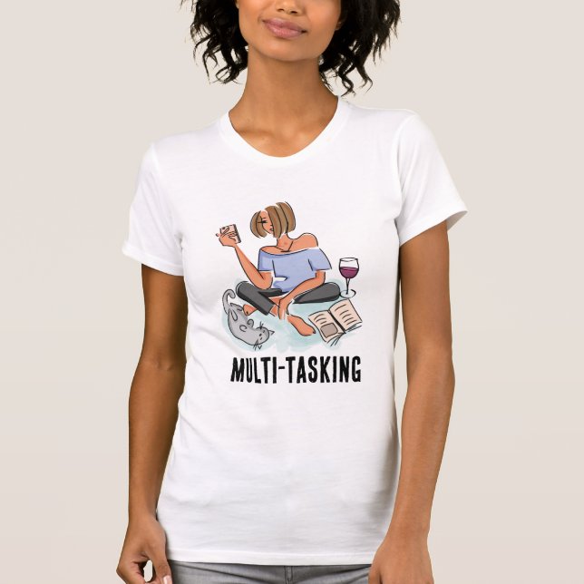 Dam Illustration-multitasking T Shirt (Framsida)