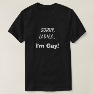 Dam Jag är Gay Klubb Funny Humor Joke LGBTQ T-shirt