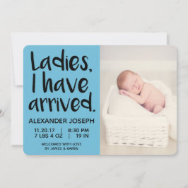 Dam, jag har anlänt ett meddelande om manliga föds