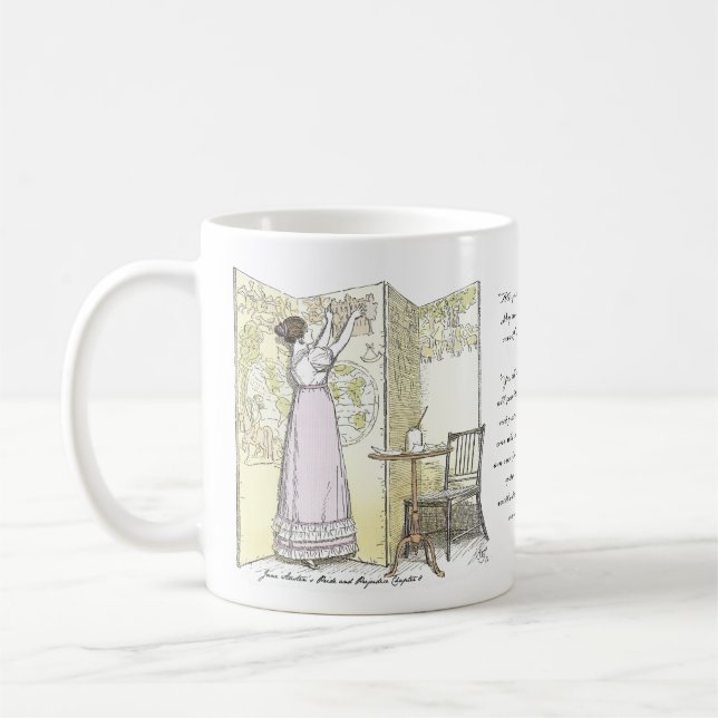 Dam, Jane Australien Pride & Prejudice Kaffemugg (Vänster)