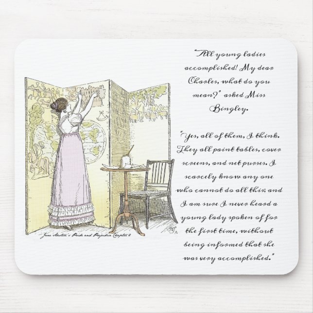 Dam, Jane Australien Pride & Prejudice Musmatta (Framsidan)
