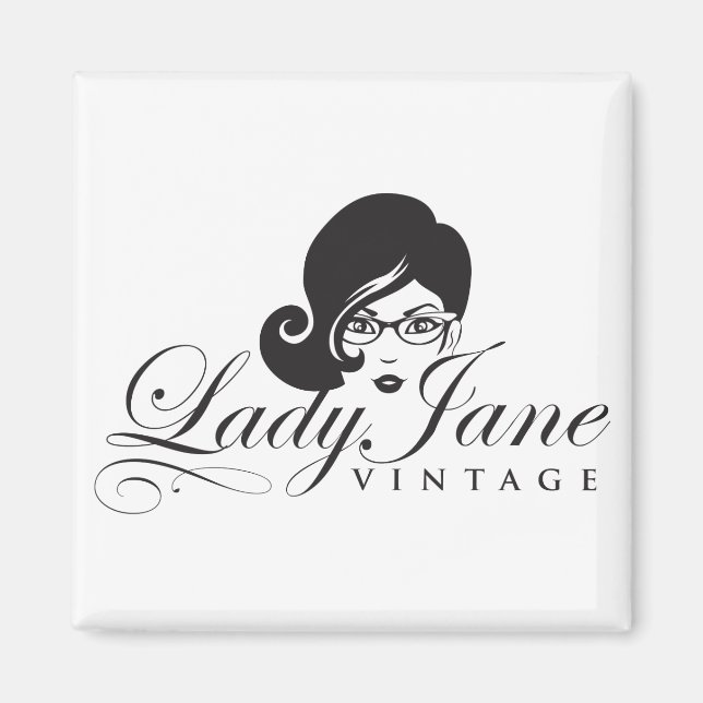 Dam Jane Vintage Magnet (Framsidan)