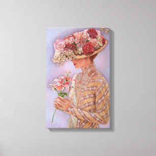 "Dam Jessica" Wrapped Canvas Print