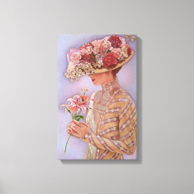 "Dam Jessica" Wrapped Canvas Print (Framsida)