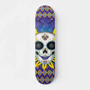 Dam Jester Skull Mini Skateboard Bräda 18,5 Cm