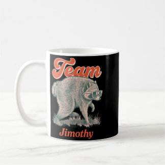 Dam Jimothy Raccoon Rolig Sopträdesign Team Kaffemugg