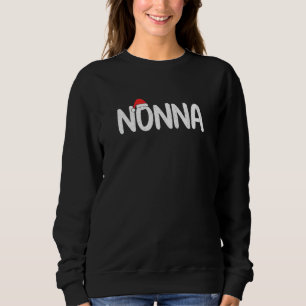 Dam Jul Santa Hatt Matchande Familj Nonna X T Shirt