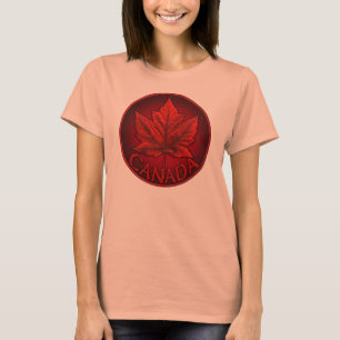 Dam Kanada Lönnlöv T-shirt Souvenirskjorta