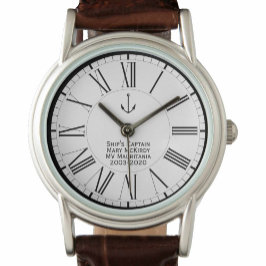 Dam kapten Frakt Crew minnesstund Armbandsur