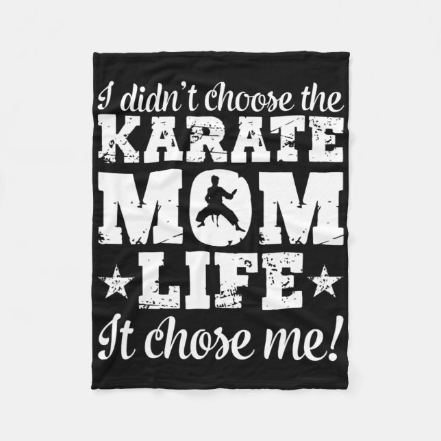 Dam Karate-Mamma Livet - Jag Valde Inte Det Fleecefilt (Framsidan)