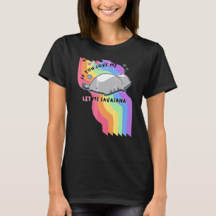 Dam Kattyoga Om Du älskar Mig Låt Mig Savasana Sov T Shirt