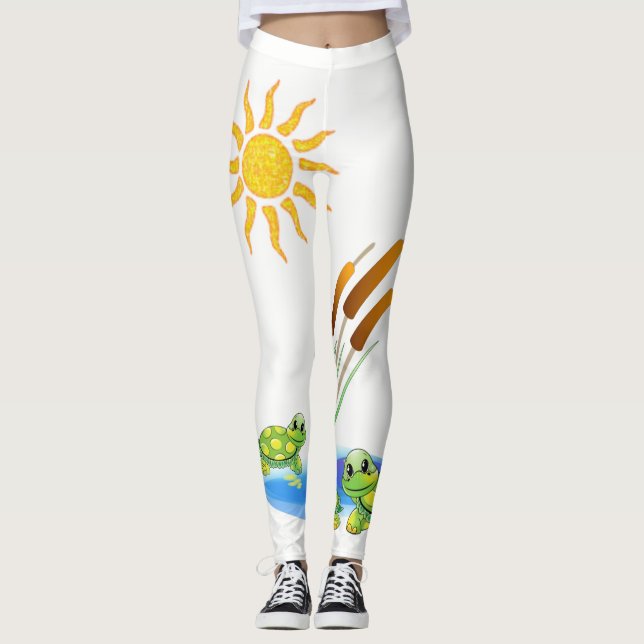 dam långa leggings (Framsida)