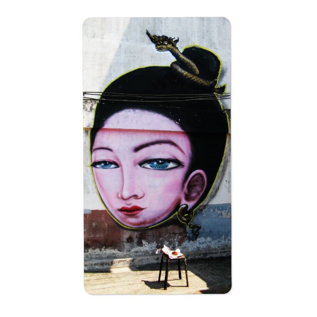 Dam Lao Graffiti Street Art Fraktsedel (Framsidan)