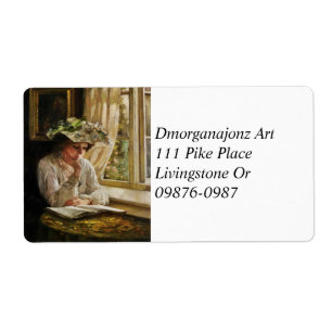 Dam Läsning via fönster Fraktsedel