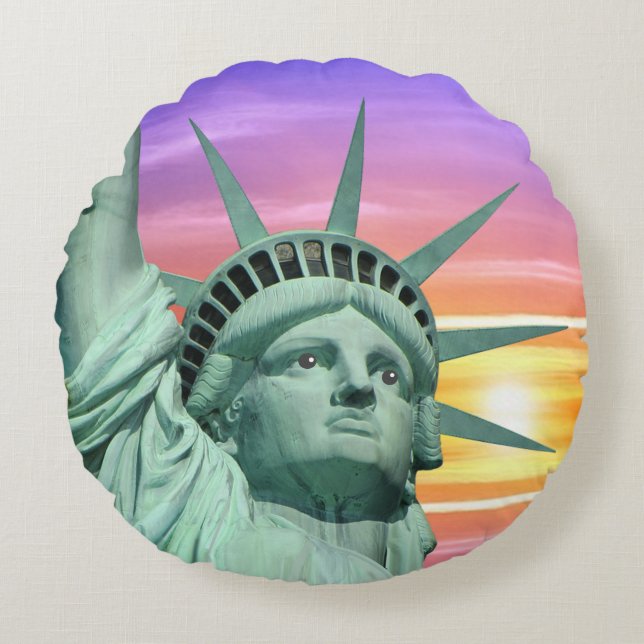 Dam Liberty and Sunrise Rund Kudde (Framsidan)
