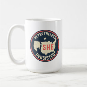 Dam Liberty Coffee, men hon bestod ändå Kaffemugg