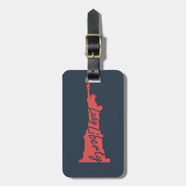 Dam Liberty Luggage Tag Bagagebricka (Vertikal Framsida)
