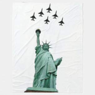 DAM LIBERTY med JET Fleecefilt