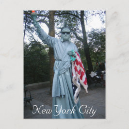 "Dam? Liberty" New York City Postcard Vykort