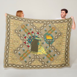 "Dam Liberty of the Väster" Fleece Blanket