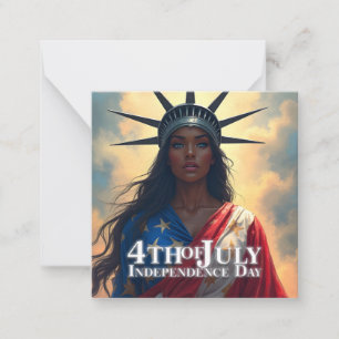 Dam Liberty Reimagy - Frihetens nya Ansikte Anteckningskort