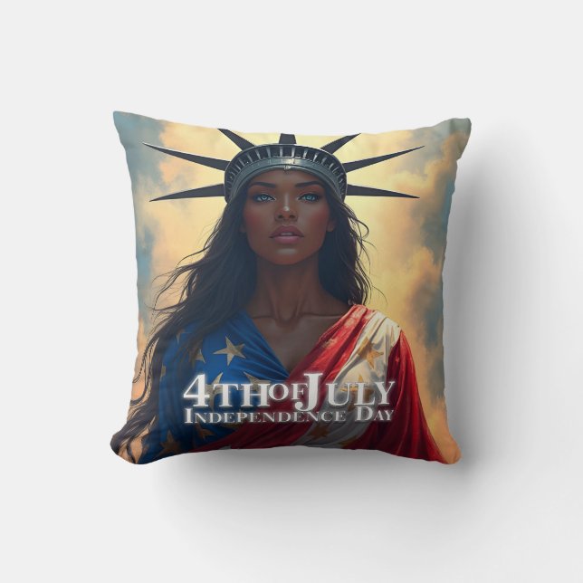 Dam Liberty Reimagy - Frihetens nya Ansikte Kudde (Framsida)