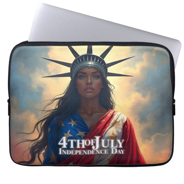 Dam Liberty Reimagy - Frihetens nya Ansikte Laptop Fodral (Framsidan)