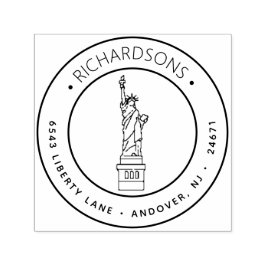 Dam Liberty Returadress Självfärgande Stämpel