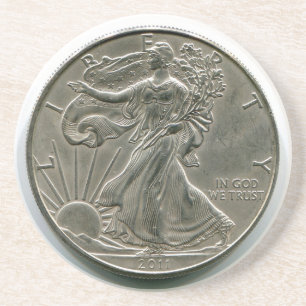 Dam Liberty Silver-dollar Underlägg