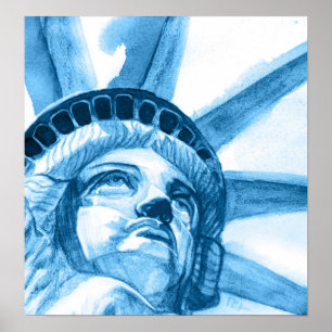Dam Liberty tårar Poster
