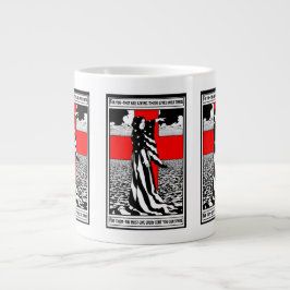 Dam Liberty WWI US Patriotic Poster 1918 Jumbo Mugg