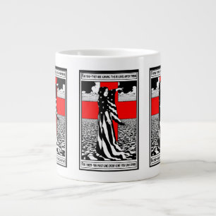 Dam Liberty WWI US Patriotic Poster 1918 Jumbo Mugg