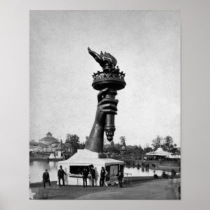 Dam Liberty's Hand and and Torch Poster