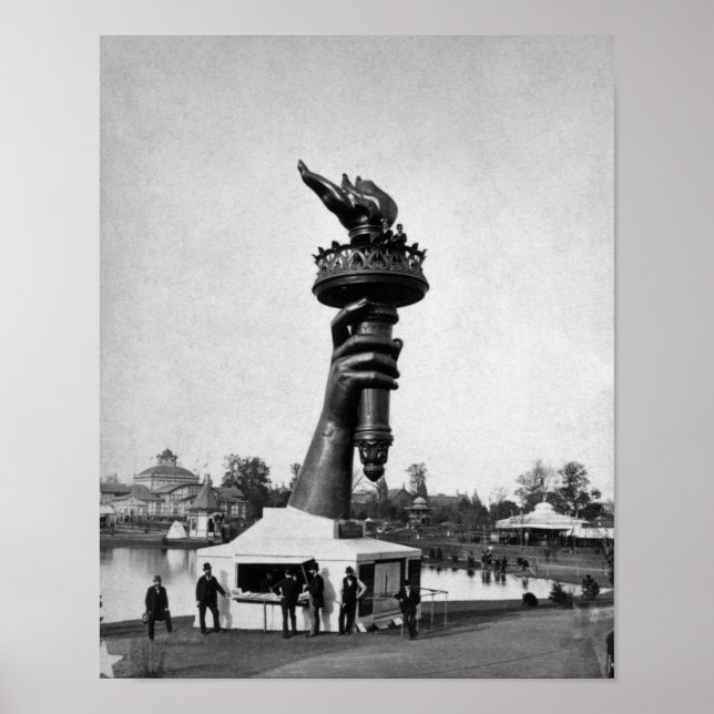 Dam Liberty's Hand and and Torch Poster (Framsidan)