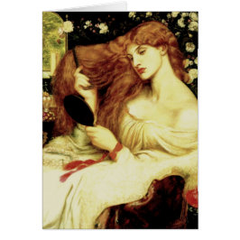 "Dam Lillith" av Dante Gabriel Rossetti Hälsningskort
