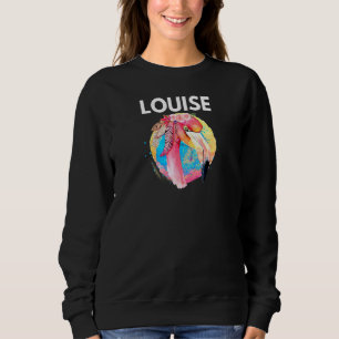 Dam Louise Matchande Bästa Vänners Flamingo T Shirt