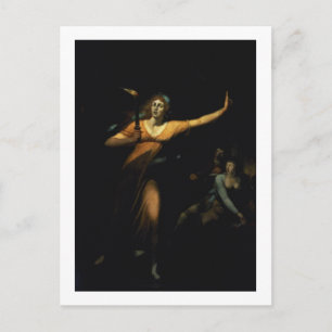 Dam Macbeth Sleepgång, 1783 (olja på arbetsyta) Vykort