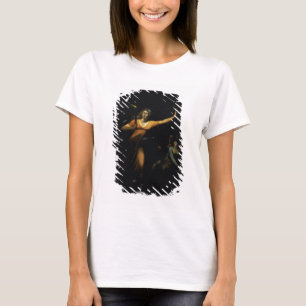 Dam Macbeth som Sleepwalking, 1783 (olja på T-shirt