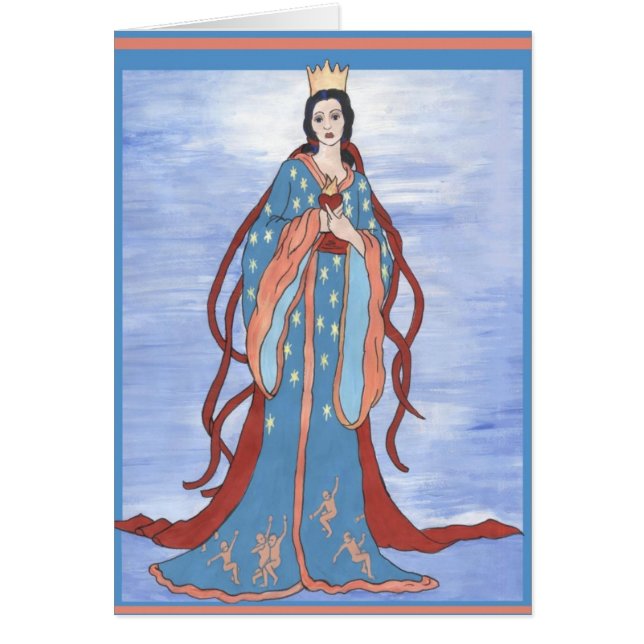 Dam Madonna Hälsningskort (Framsidan)