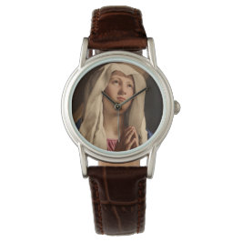 Dam Madonna Praying (Virgin Mary) (kristen konst) Armbandsur