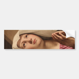 Dam Madonna Praying (Virgin Mary) (kristen konst) Bildekal