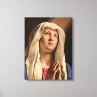 Dam Madonna Praying (Virgin Mary) (kristen konst)