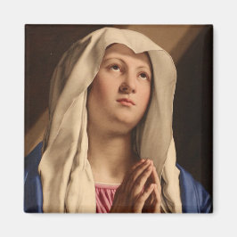 Dam Madonna Praying (Virgin Mary) (kristen konst) Magnet