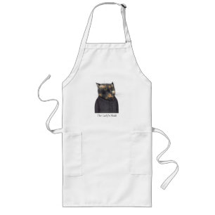 DAM MAID CAT Long Apron Långt Förkläde