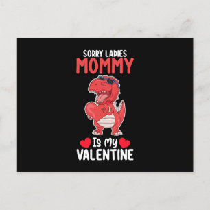 Dam Mamma är min Valentine T Rex Dinosaur Vykort