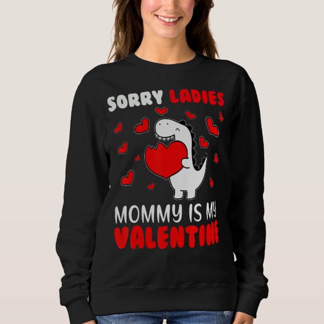 Dam Mamma är min Valentine Valentines day T Shirt (Framsida)
