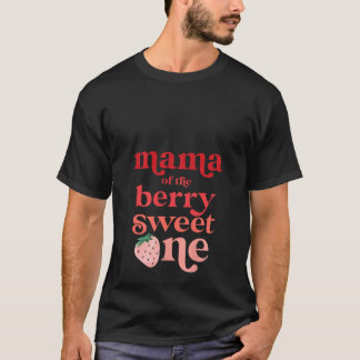 Dam Mamma till den bäriga söta en Strawberry Firs T Shirt