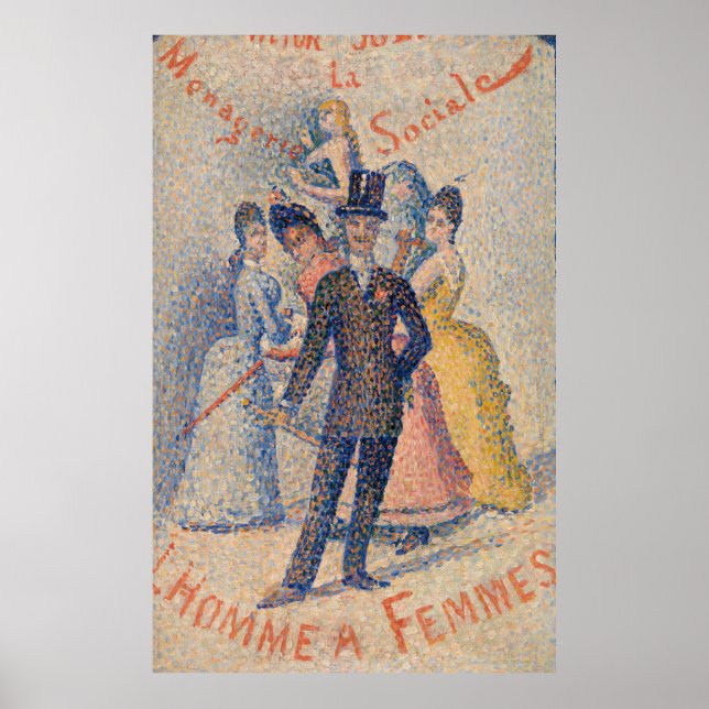 Dam' Man (L'Homme à femmes) Poster (Framsidan)