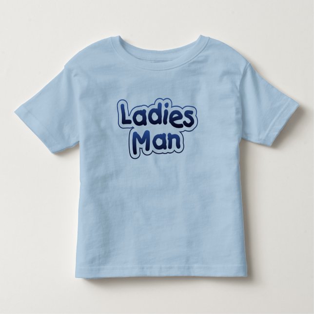 Dam Man Småbarn T-Shirt (Framsida)
