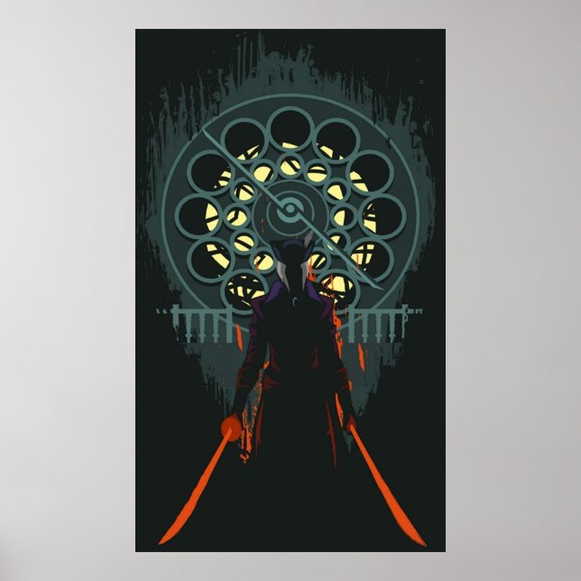Dam Maria vid Astral ClockTower Poster (Framsidan)